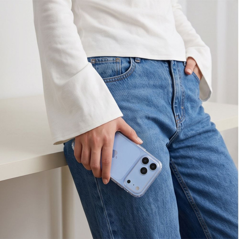 Tech-Protect FlexAir Hybrid dėklas Apple iPhone 17 Pro Max / 18 Pro Max, skaidrus