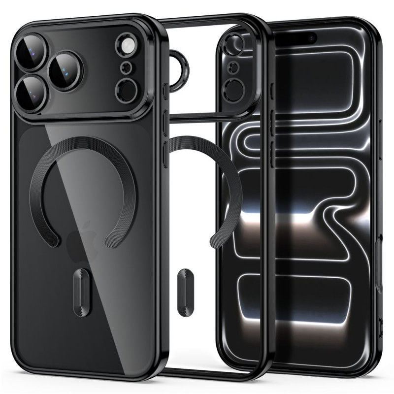 Tech-Protect MagFlex MagSafe dėklas Apple iPhone 17 Pro / 18 Pro, blizgus juodas