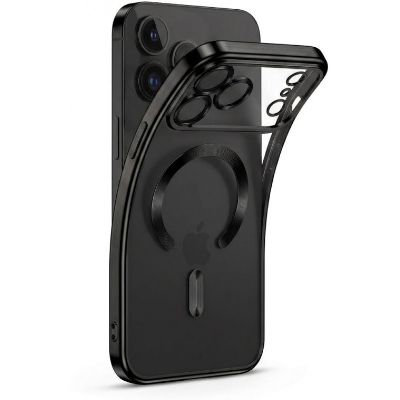 Tech-Protect MagFlex MagSafe dėklas Apple iPhone 17 Pro / 18 Pro, blizgus juodas
