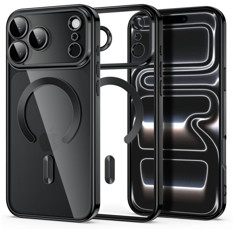 Tech-Protect MagFlex MagSafe dėklas Apple iPhone 17 Pro Max / 18 Pro Max, blizgus juodas