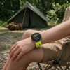 Tech-Protect Iconband Pro laikrodžio dirželis Samsung Galaxy Watch Ultra 1 / 2 (2024-2026), 47 mm, salotinis ir juodas