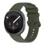 Tech-Protect Silicone Evo laikrodžio dirželis Samsung Galaxy Watch 8 / 9 / Classic (40 / 44 / 46 mm), chaki žalias