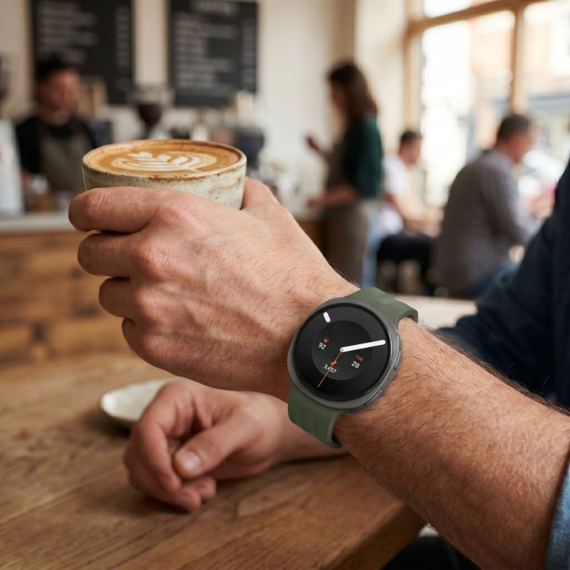 Tech-Protect Silicone Evo laikrodžio dirželis Samsung Galaxy Watch 8 / 9 / Classic (40 / 44 / 46 mm), chaki žalias
