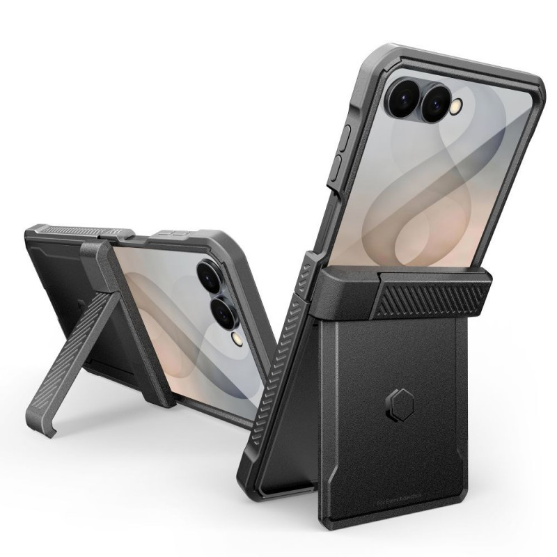 Tech-Protect Kevlar Pro dėklas Samsung Galaxy Z Flip 8, juodas