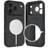 Tech-Protect Silicone MagSafe dėklas Apple iPhone 17 Pro Max, juodas