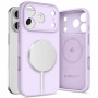 Tech-Protect Silicone MagSafe dėklas Apple iPhone 17 Pro, alyvinis, THP4521