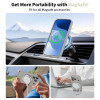 Tech-Protect Silicone MagSafe dėklas Apple iPhone 17 Pro, akmens pilkas