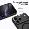 Tech-Protect MagEdge MagSafe dėklas Apple iPhone 17 Pro Max, matinė juoda / tamsaus metalo spalva