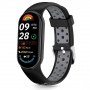 Tech-Protect IconBand Air dirželis Xiaomi Smart Band 8 / 9 / 10 / NFC, juodas/pilkas