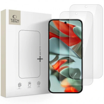 Tech-Protect Glass Fit+ grūdintas stiklas Google Pixel 9 / 9 Pro / 10 / 10 Pro / 11 / 11 Pro, skaidrus (2 vnt.)
