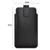 Tech-Protect SM65 universali telefono įmautė, 6,0-6,9 colio, ekologinė oda, juoda ir raudona