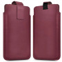 Tech-Protect SM65 universali telefono įmautė, 6,0-6,9 colio, ekologinė oda, bordo