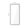 Tech-Protect Glass Fit+ apsauginis stiklas Xiaomi Redmi 15 4G / 5G, juodas (2 vnt.)