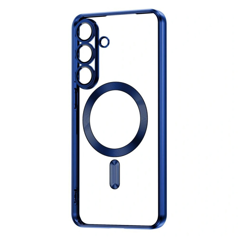 Tech-Protect Magflex MagSafe dėklas, skirtas Samsung Galaxy S25 FE, tamsiai mėlynas