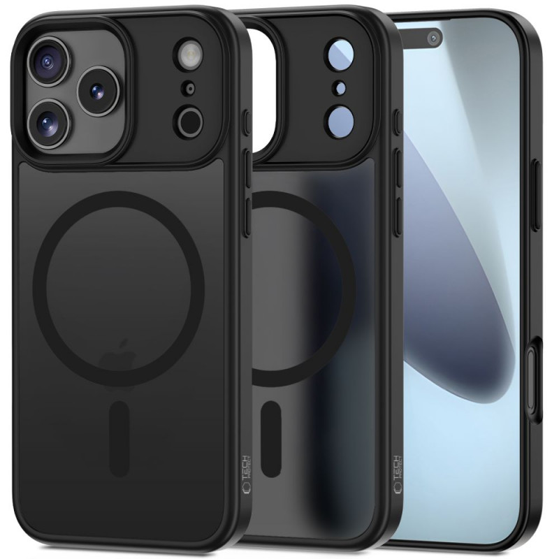 Tech-Protect Matt MagSafe dėklas Apple iPhone 17 Pro, matinis juodas