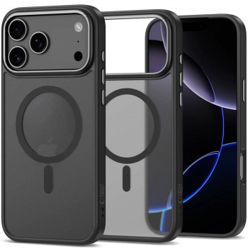 Tech-Protect CamEdge MagSafe dėklas Apple iPhone 17 Pro, matinis juodas / tamsaus metalo