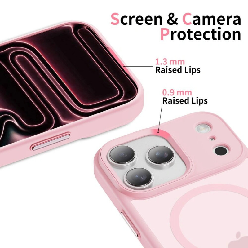 Tech-Protect MagMat MagSafe dėklas Apple iPhone 17 Pro Max, matinis rožinis