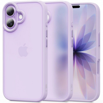 Tech-Protect MagMat dėklas Apple iPhone 17, matinis levandų spalvos