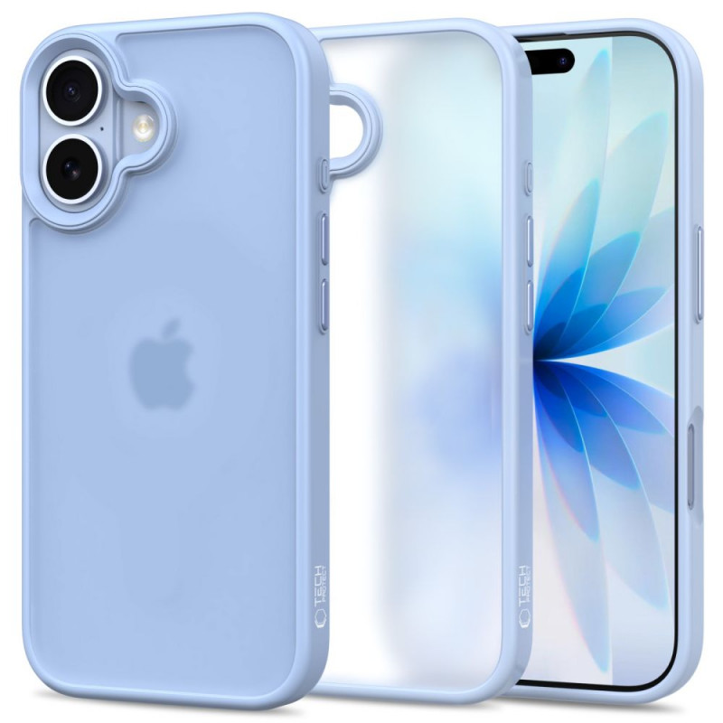 Tech-Protect MagMat THP4944 dėklas Apple iPhone 17, matinis miglotai mėlynas