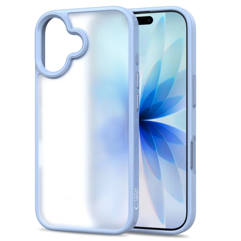 Tech-Protect MagMat THP4944 dėklas Apple iPhone 17, matinis miglotai mėlynas
