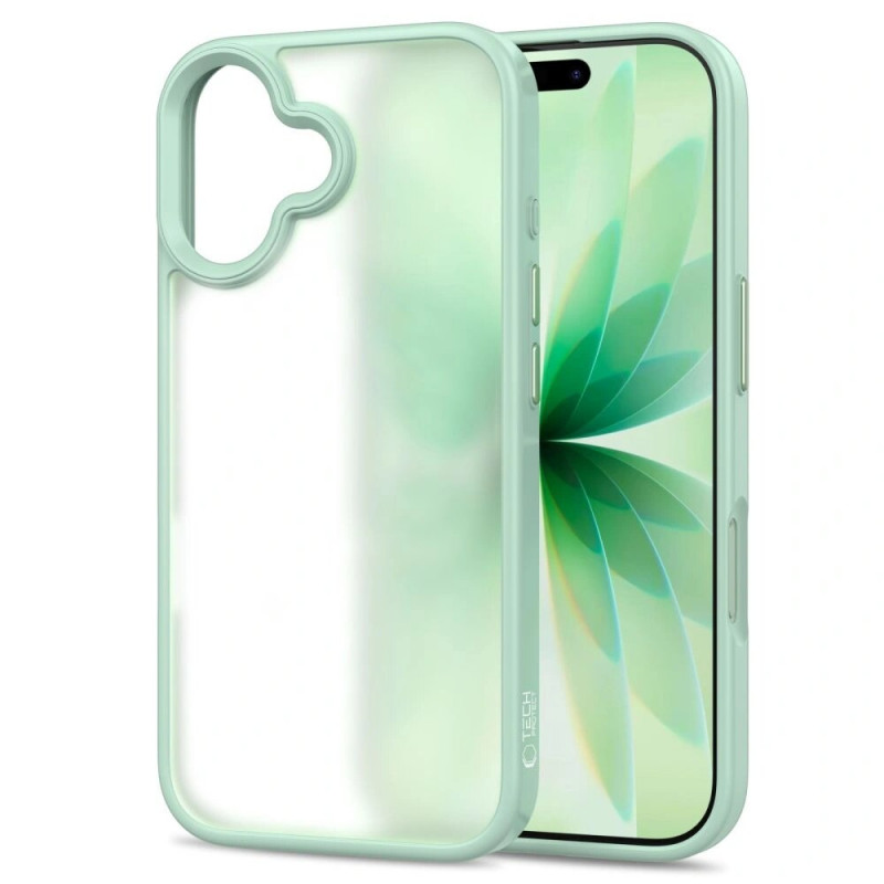 Tech-Protect MagMat dėklas Apple iPhone 17, matinis šalavijų žalias