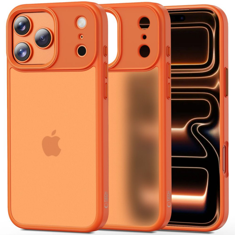 Tech-Protect MagMat dėklas Apple iPhone 17 Pro, matinis kosminis oranžinis