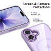 Tech-Protect MagMat MagSafe dėklas Apple iPhone 17, levandų/skaidrus