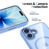 Tech-Protect MagMat MagSafe dėklas Apple iPhone 17, rūko mėlynas/skaidrus