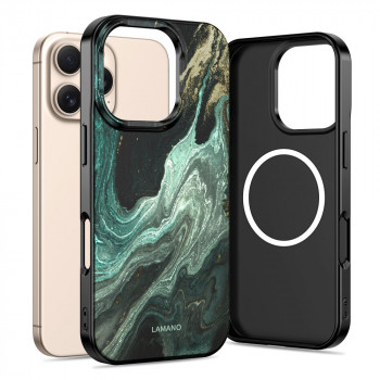 Tech-Protect Lamano MagSafe dėklas Apple iPhone 16 Pro Max, Verde Aura