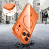 Tech-Protect MagMat MagSafe dėklas Apple iPhone 17 Pro, kosminis oranžinis/skaidrus, THP4752