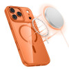 Tech-Protect MagMat MagSafe dėklas Apple iPhone 17 Pro Max, kosminis oranžinis/skaidrus
