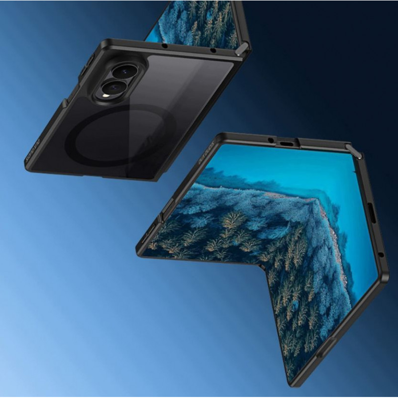 Dux Ducis Aimo Hybrid dėklas Samsung Galaxy Z Fold8, magnetinis, juodas