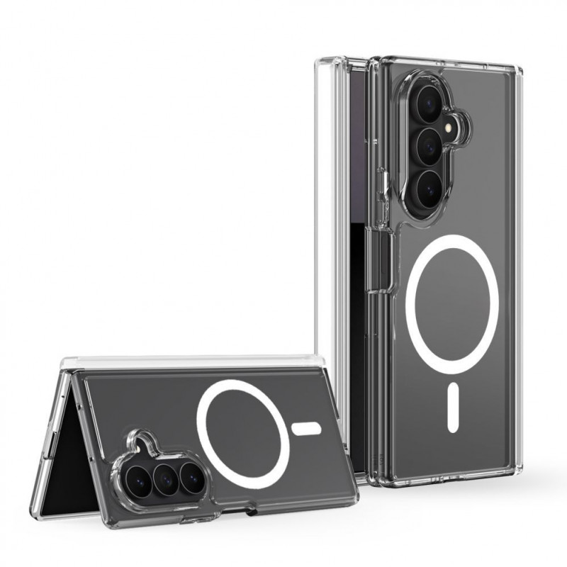 Dux Ducis Clin Mag dėklas, skirtas Samsung Galaxy Z Fold8 Ultra, MagSafe, skaidrus