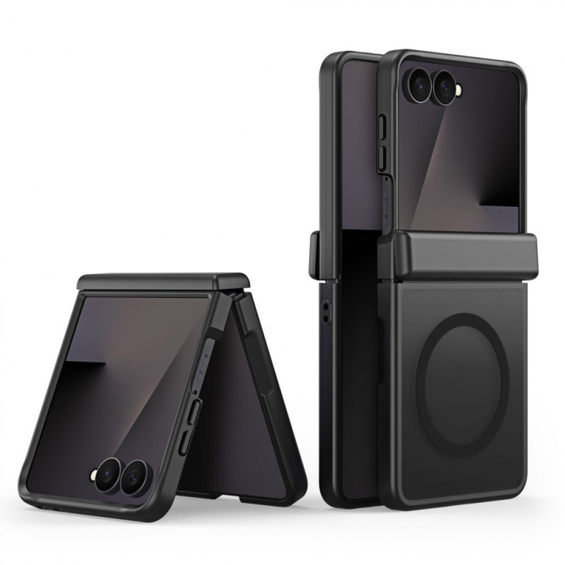 Dux Ducis Yind hibridinis dėklas, skirtas Samsung Galaxy Z Flip8, MagSafe, juodas