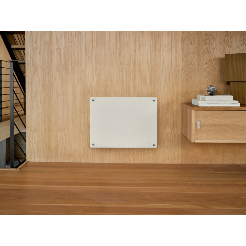 Mill Glass Smart WiFi Gen. 4 GL400WIFI4 plokštelinis šildytuvas, 400 W, baltas, IPX4