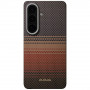 PITAKA Edge Case MagSafe dėklas, skirtas Samsung Galaxy S26+, saulėlydžio spalvos