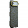 PITAKA Edge Case Breath of Veins dėklas Apple iPhone Air, dive green
