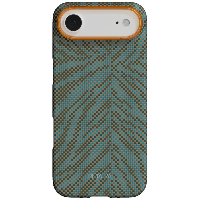 PITAKA Edge Case Breath of Veins dėklas Apple iPhone Air, dive green