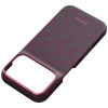PITAKA Edge Case Argyle MagSafe dėklas Apple iPhone 18 Pro / 17 Pro, mėlynai raudonas