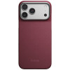 PITAKA Edge Case Argyle MagSafe dėklas Apple iPhone 18 Pro Max / 17 Pro Max, bordo spalvos