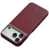 PITAKA Edge Case Argyle MagSafe dėklas Apple iPhone 18 Pro Max / 17 Pro Max, bordo spalvos