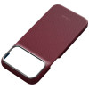 PITAKA Edge Case Argyle MagSafe dėklas Apple iPhone 18 Pro Max / 17 Pro Max, bordo spalvos