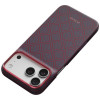 PITAKA Edge Case Argyle MagSafe dėklas Apple iPhone 18 Pro Max / 17 Pro Max, mėlynai raudonas