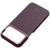 PITAKA Edge Case Argyle MagSafe dėklas Apple iPhone 18 Pro Max / 17 Pro Max, mėlynai raudonas
