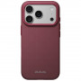 PITAKA Summa Case dėklas Apple iPhone 18 Pro / 17 Pro, bordo spalvos