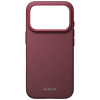 PITAKA Summa Case dėklas Apple iPhone 18 Pro / 17 Pro, bordo spalvos