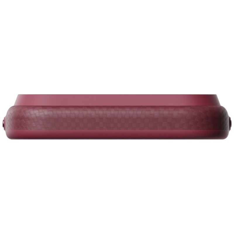 PITAKA Summa Case dėklas Apple iPhone 18 Pro / 17 Pro, bordo spalvos