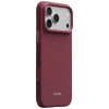 PITAKA Summa Case dėklas Apple iPhone 18 Pro Max / 17 Pro Max, bordo spalvos