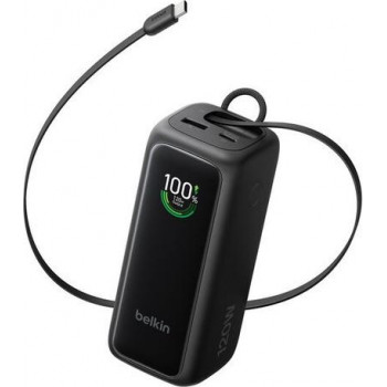 Belkin UltraCharge Smart Display Power išorinė baterija BPB042HQBK, PD 120 W, įtraukiamas USB-C kabelis