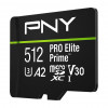 PNY PRO Elite Prime microSDXC atminties kortelė 512 GB, UHS-I, Class 10, U3, V30, P-SDU512V32200PEP-GE